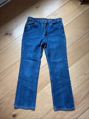 Vintage Levi’s 517 Orange Tab Made in USA Bootcut Jeans 32x30 100% Cotton